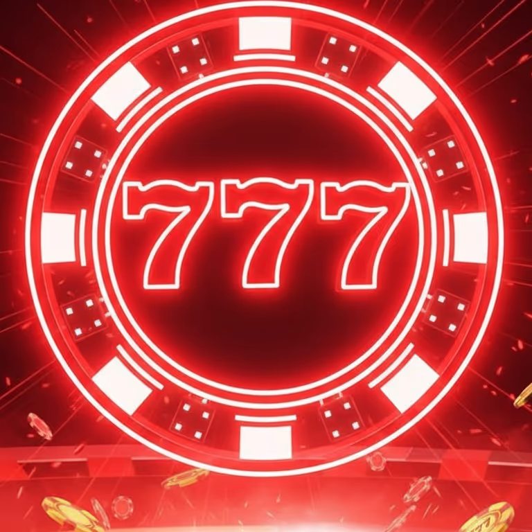 Rainbet Casino displaying poker chips stacked on a glowing green surface.